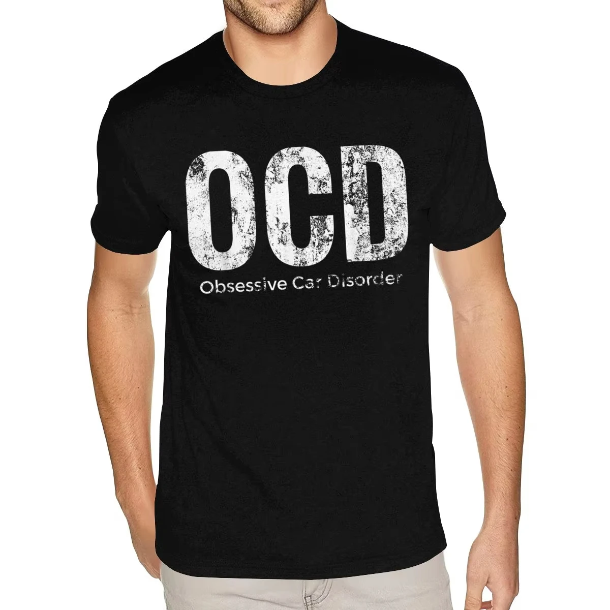 Camisetas Vintage con gráfico divertido de coche para hombre, regalo OCD Obsessive Car Disorder, camisetas Vintage, camiseta de manga corta con estampado personalizado