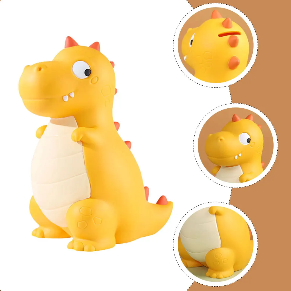 Banque de pièces de monnaie sur le thème des dinosaures, économiseur d'argent en plastique pour enfants, décoration de bureau mignonne, conteneur d'économie éducatif, idée cadeau pour enfant
