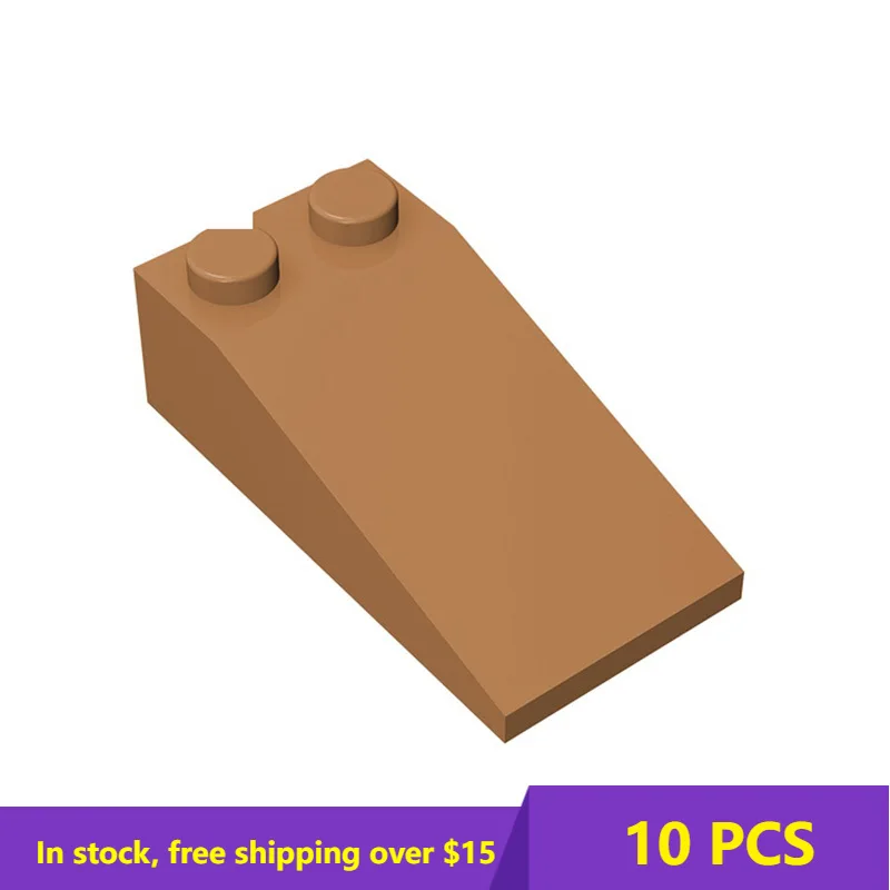 

10PCS MOC Bricks 30363 Slope 18 4 X 2 for Building Blocks Parts DIY Bricks Bulk Model Educational High-Tech Parts Toys