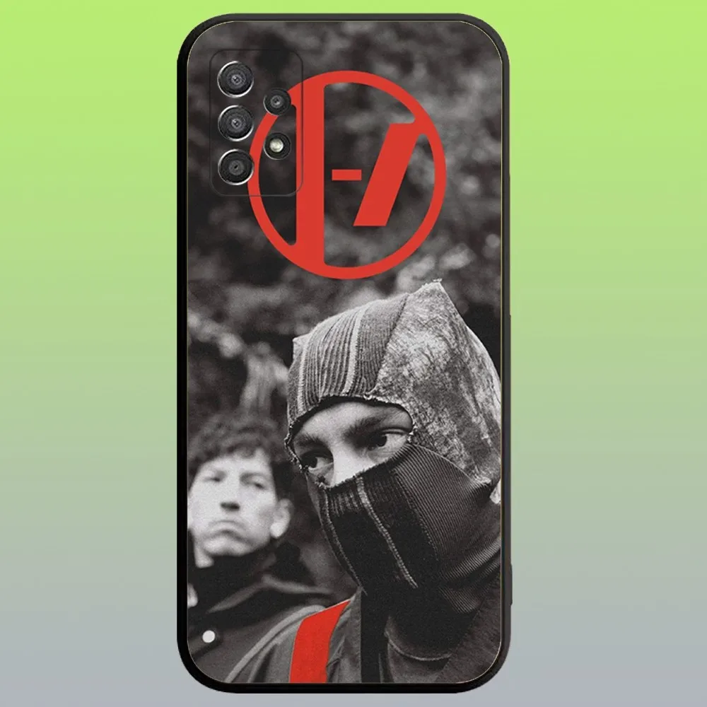 T-Twenty One P-Pilots Phone Case For Samsung Galaxy A20,A21s,A22,A31,A32,A52,A53,A72,73,A80,A91 Soft Black Cover