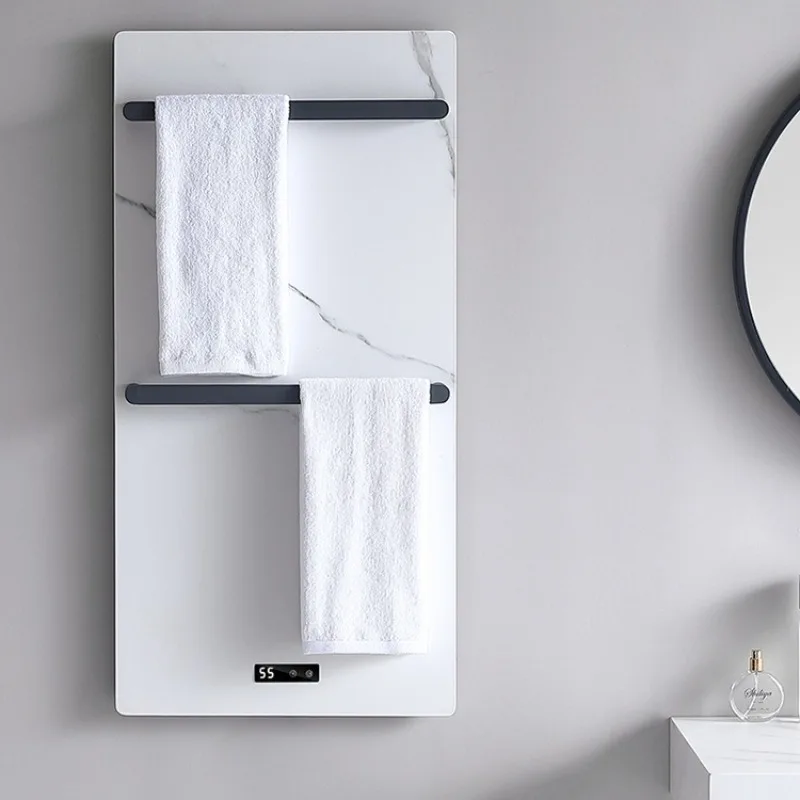 Household Electric Towel Rack Waterproof Constant Temperature Heated Wall Mounted Towel Warmer Drying Cloth Bathroom Supplies