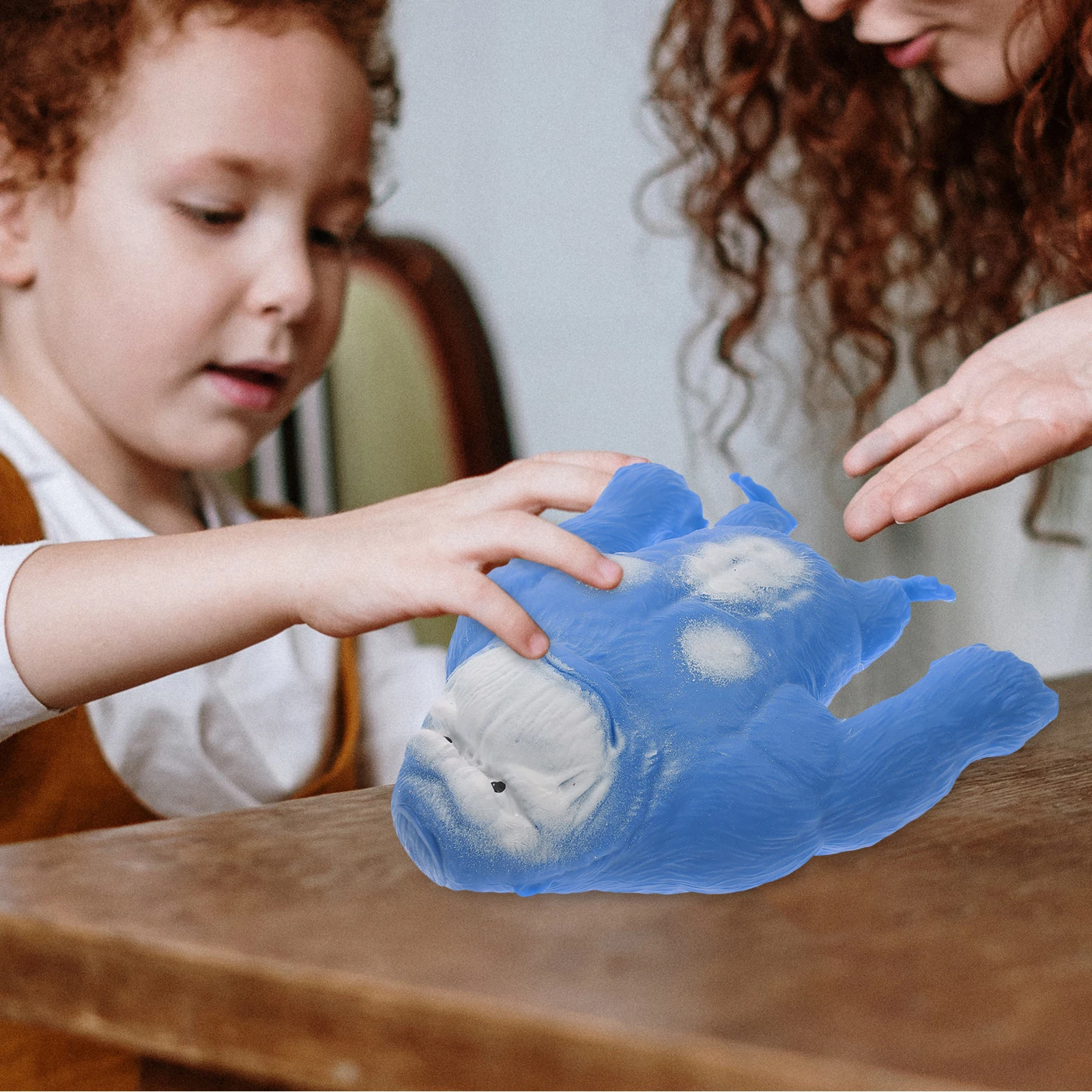 Stress Relief Gorilla Squeeze Fidget Voor Kinderen Volwassenen Zachte Tpr Mini Dierenfiguur Decompressie Zintuiglijke Feestartikelen