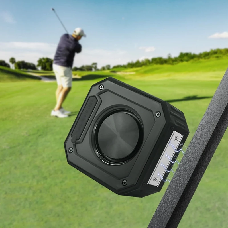 

15W Golf Speaker,Portable Magnetic Bluetooth Speaker Outdoor IPX7 Waterproof Bluetooth Speaker, Golf Cart Accessories