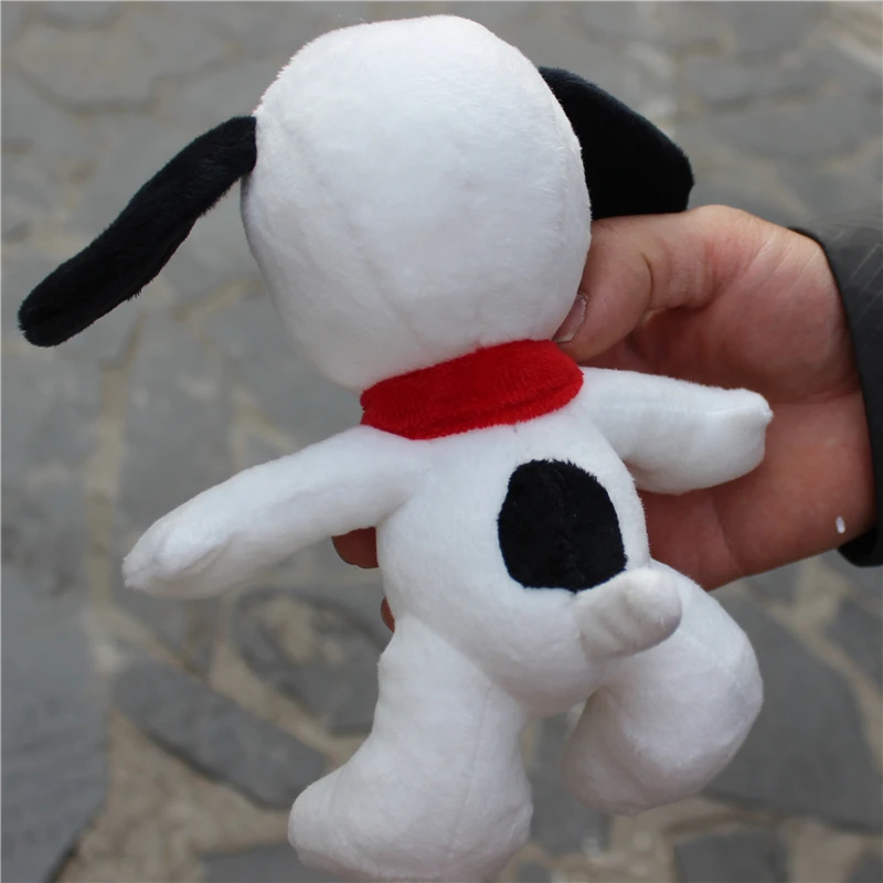 1piece 18CM Peanuts Snoopy dog plush toys Snoopy dog with red scarf stuffed dolls Christmas gift Valentines Gift