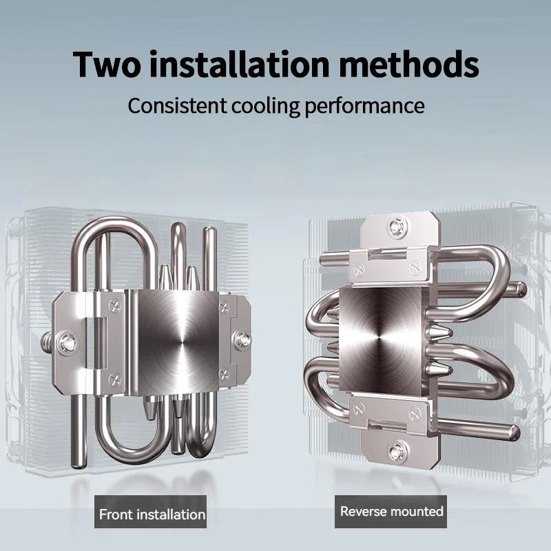 ID-COOLING IS-47 XT 4 HeatPipes CPU Processor Air Cooler 92mm PWM Cooling Fan ITX Radiator for Intel LAG1700/1200/115X AM4 AM5