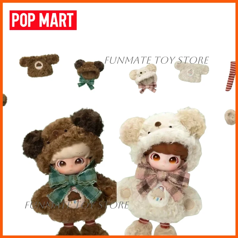 

IN STOCK POP MART NEW Dimoo Tiny Puppy One Eighth Scale Articulated Action Figure Plush Outfit Collectible Toy Blind Box