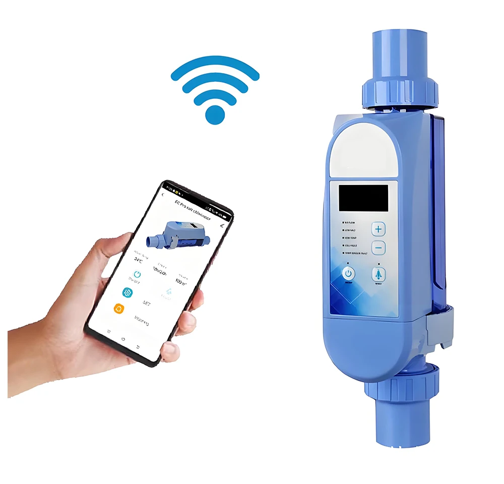 Pool EC Salz-Chlor-Maschine Salz-Chlor-Generator Elektrolyse-Sterilisator Elektrische Salz-Chlor-Maschine mit Smart-Panel