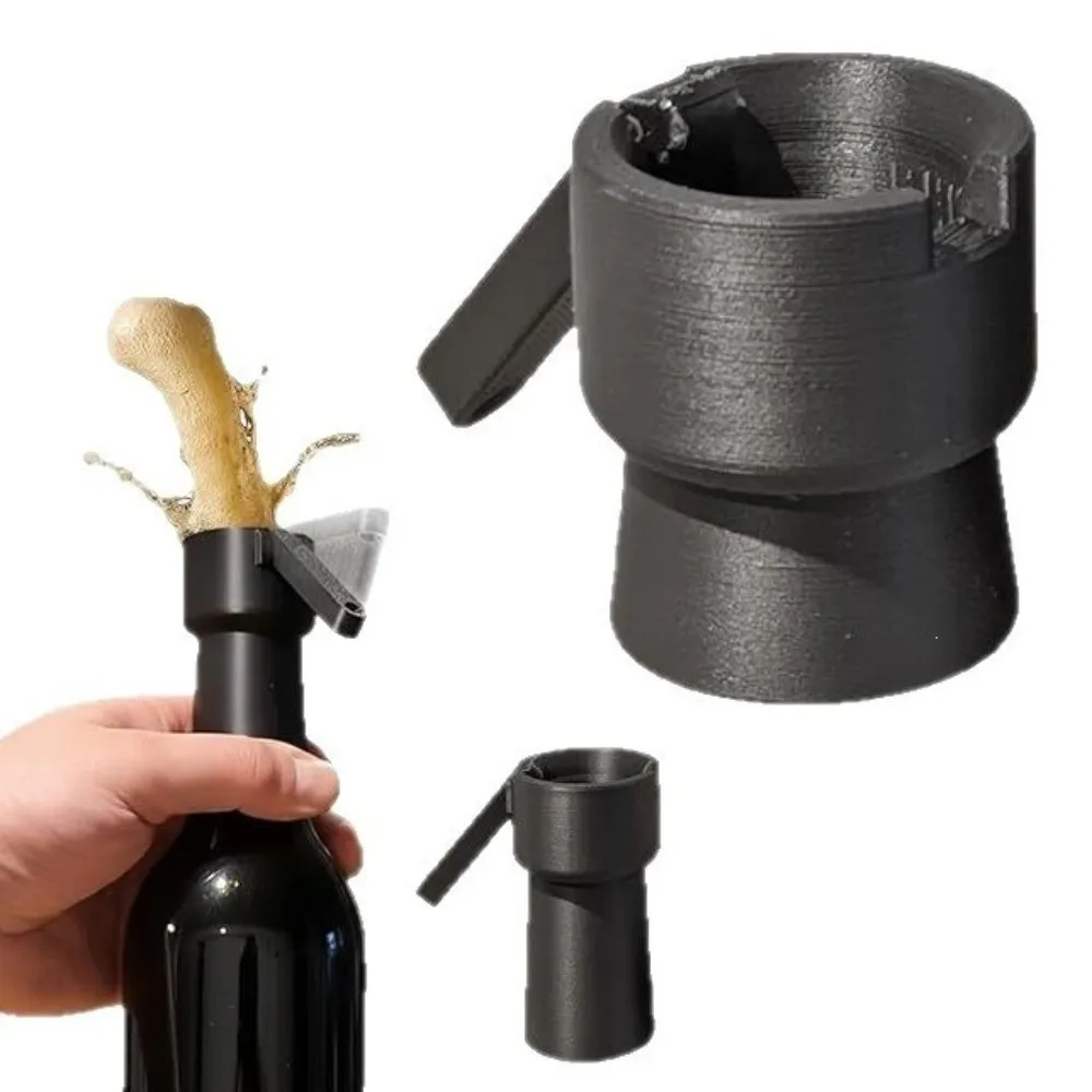 3D Printed Lever Beer Bottle Opener Ergonomic Novelty Bottle Cap Launcher Universal Portable Drink Bottle Opener Kitchen
