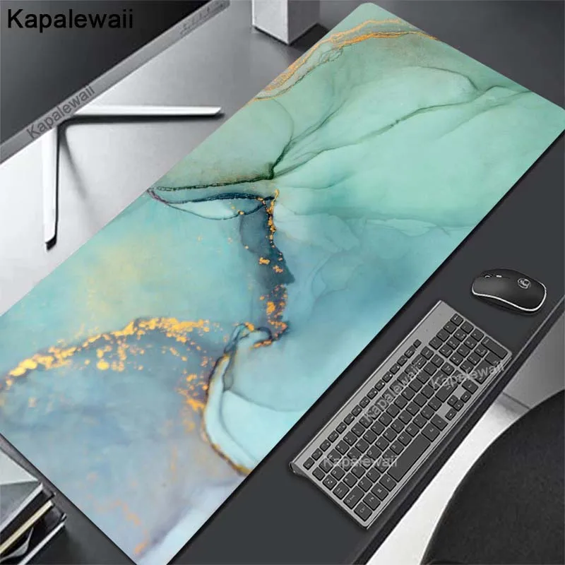 

Large HD Print Marble Desk Accessories Office Mouse Pad Desk Mousepad Mat Game Mause Large Mice Keyboards Table Carpet 400x900mm