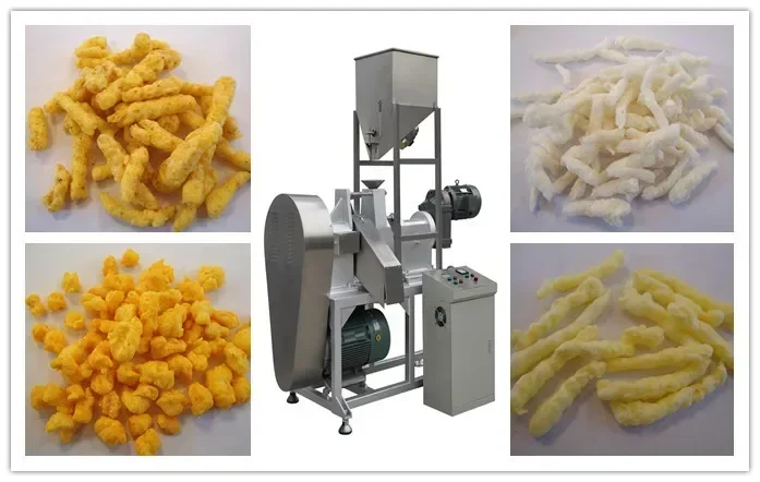 Machine de fabrication de Kurkure Cheetos Intérieur nak, extrudeuse Kurkure