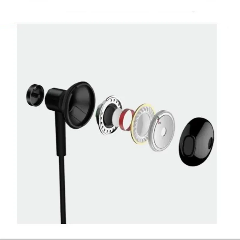 Słuchawki douszne Xiaomi 3.5MM z podwójnymi jednostkami, stereofoniczne słuchawki przewodowe, przenośne słuchawki sportowe do smartfonów Samsung Xiaomi