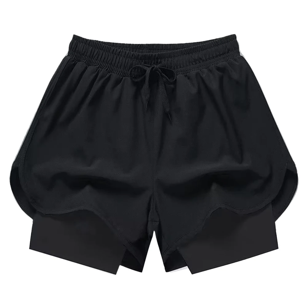 

Fake Two Pieces Pants Jogging Fitness Pants Casual Sports Wear 5 Spandex Fabric 95 Polyester Material Brand New Condition