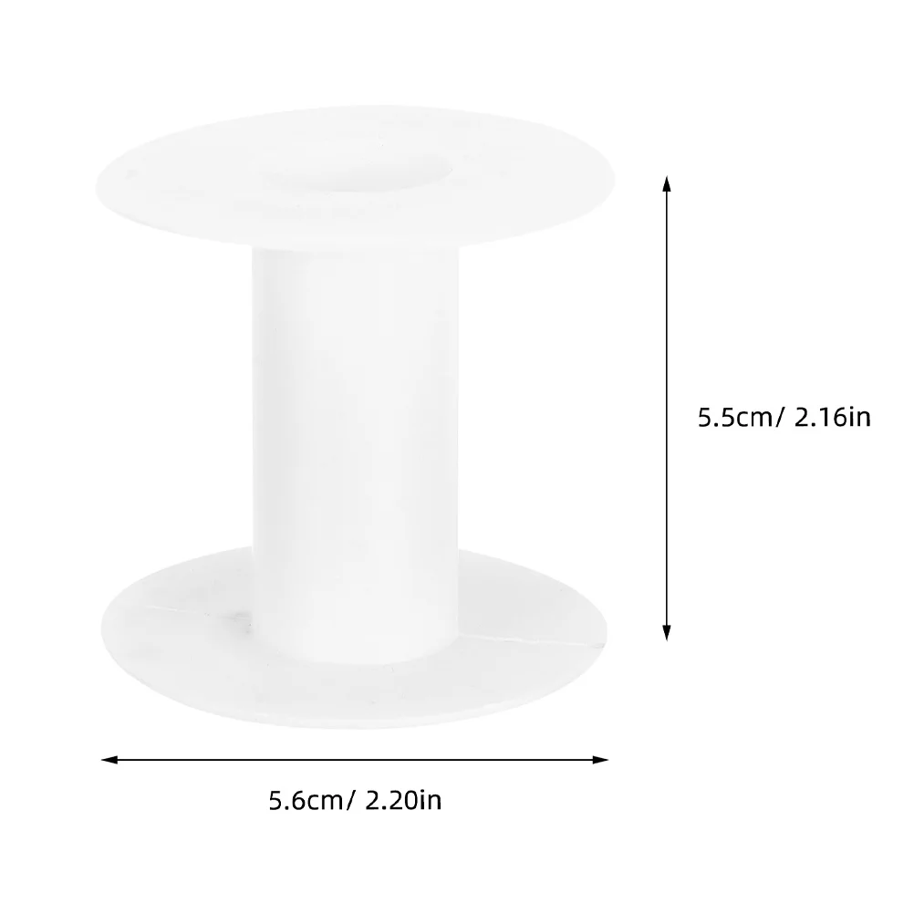 5 قطعة بكرات الأسلاك البلاستيكية I-شكل تصميم لخيوط الحبل تخزين الغزل قابل للتعديل التوتر سلسلة لفة بكرة الحرف الشريط مكبات