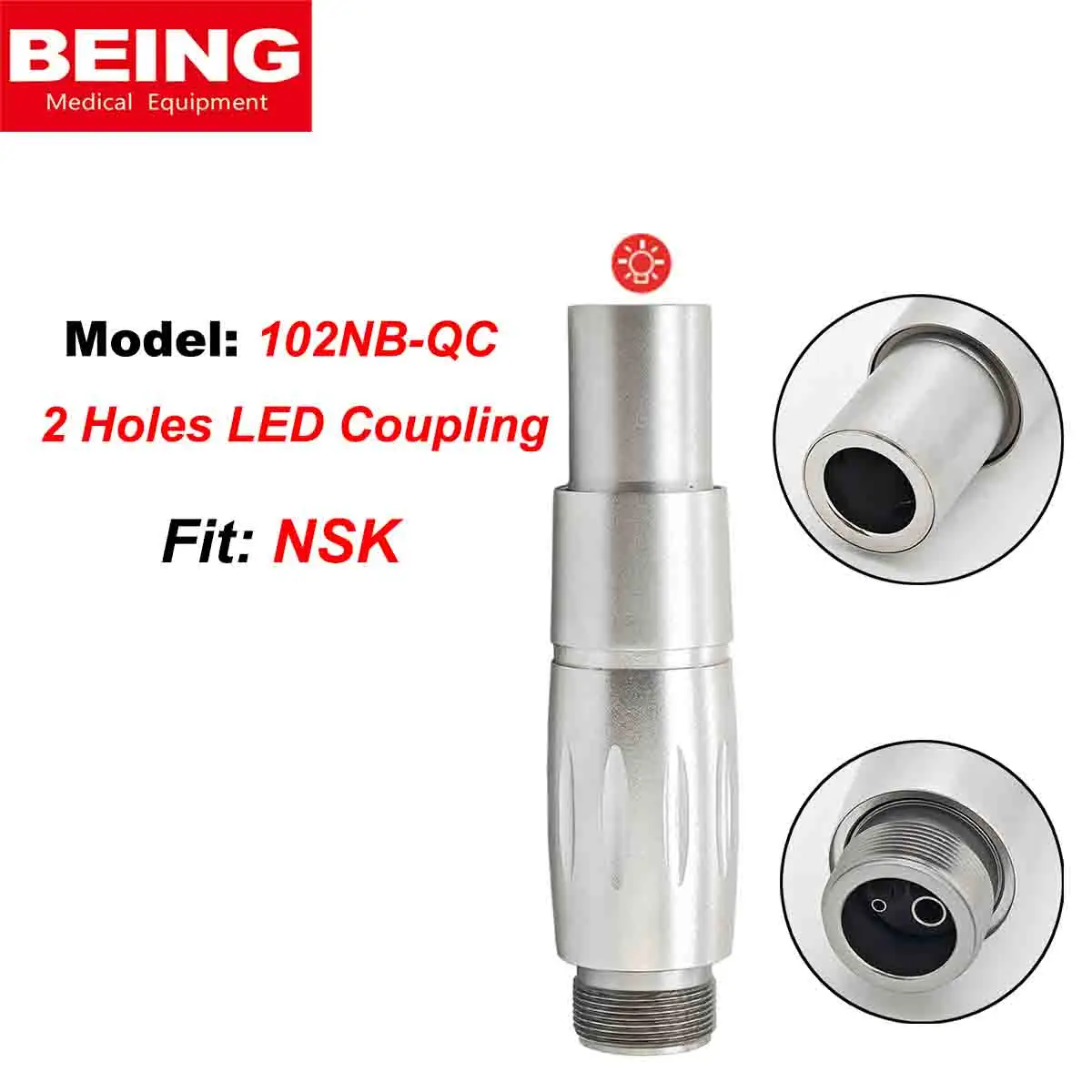 YUSENDENT COXO Coupleur LED Dentaire B2/M4 QD-J 8