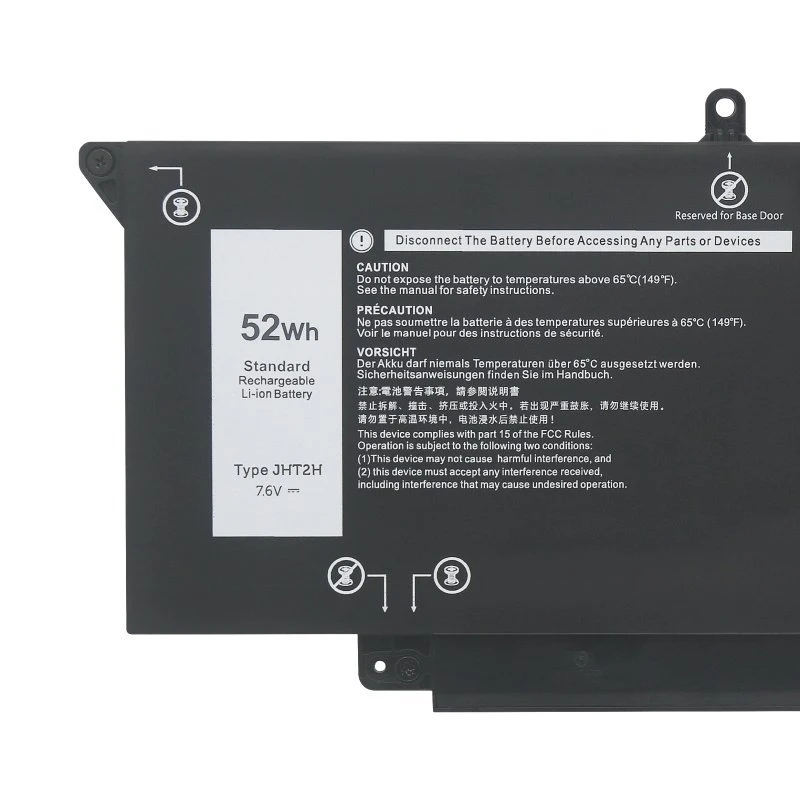 JHT2H Laptop Battery for Dell Latitude 7310 7410 Series 2in1 7CXN6 HRGYV T3JWC XMT81 35J09