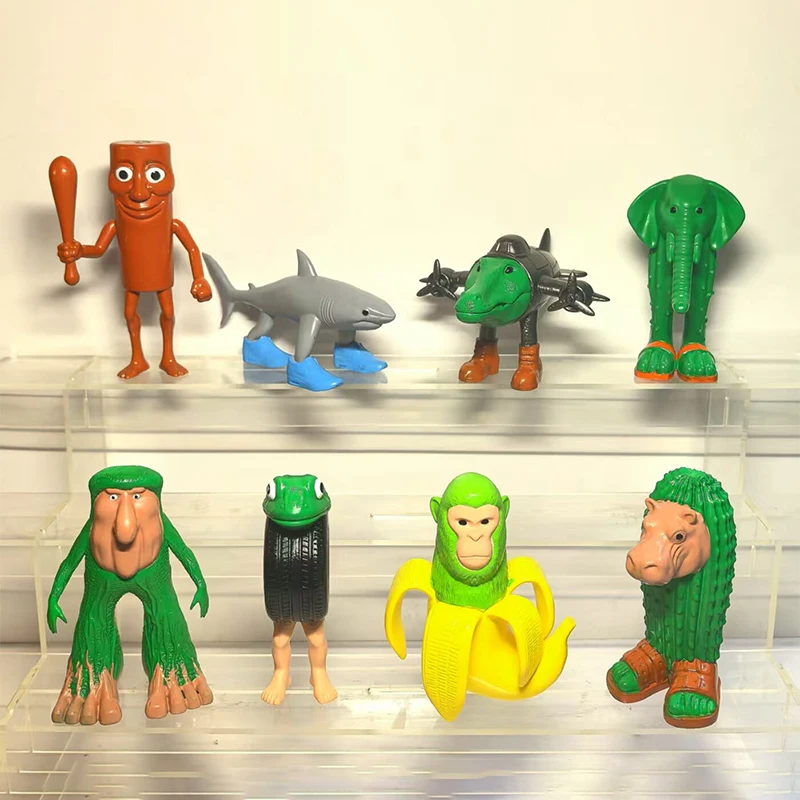 Brainrot Tung Sahur Figure Toy Tralalero Tralala Figures Bombardino Crocodilo Shimpanzini Bananini Model Doll Gift Blind box