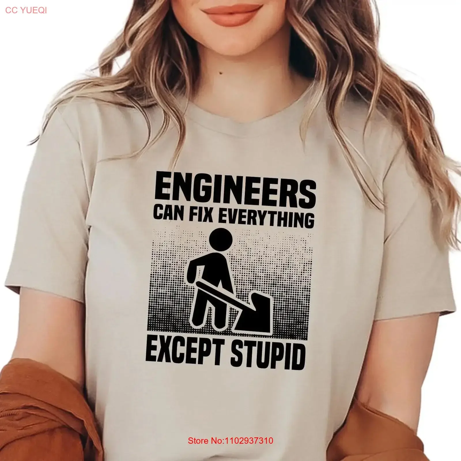 Los ingenieros pueden arreglar todo, excepto camiseta estúpida, divertido ingeniero de ingeniería, Humor mecánico, tallo A1437, vintage lavado