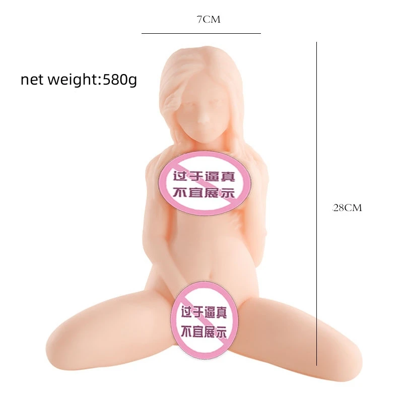 Male Sex Toy for Masturbator Realistic Stroker Sex Doll With Body & Big Boobs Pocket Pussy Ass Lifelike Realistic Sex Doll 580g