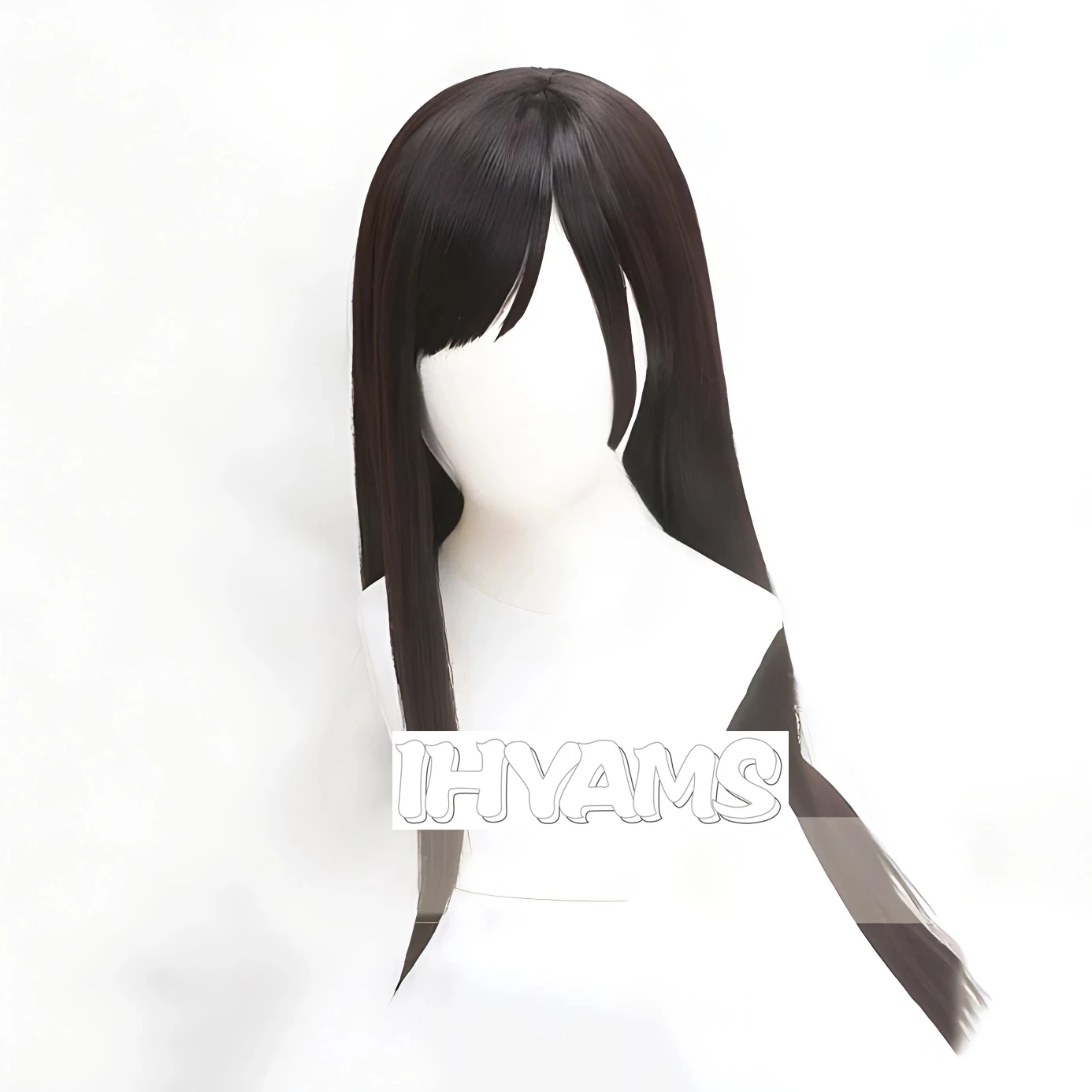 

Тифа Локхарт Косплей Парик Длинные Прямые Черные FF7 Тифа Парики Женские Аниме Косплей Парики Термостойкие Парики Из Синтетических Волос