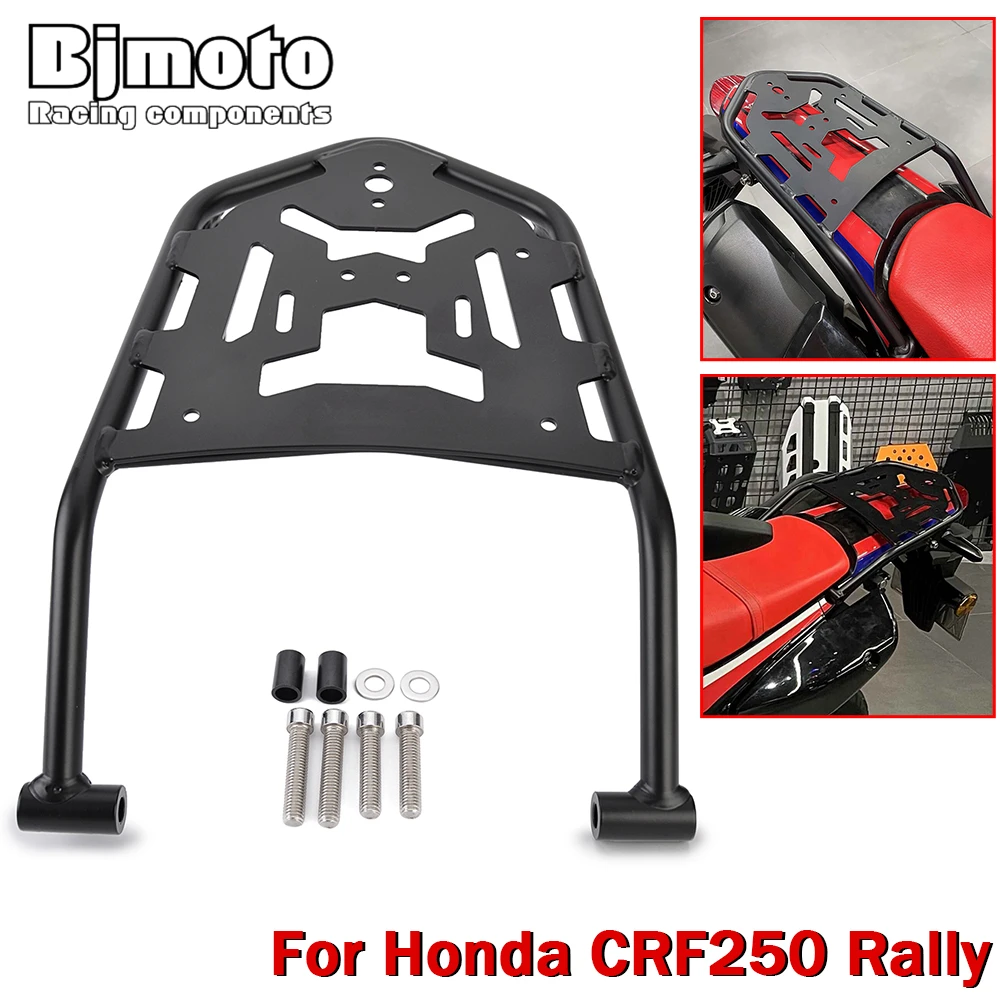 

Motorcycle Rear Luggage Rack Carrier Case Support Holder Bracket For Honda CRF250 Rally 2017 2018 2019 2020