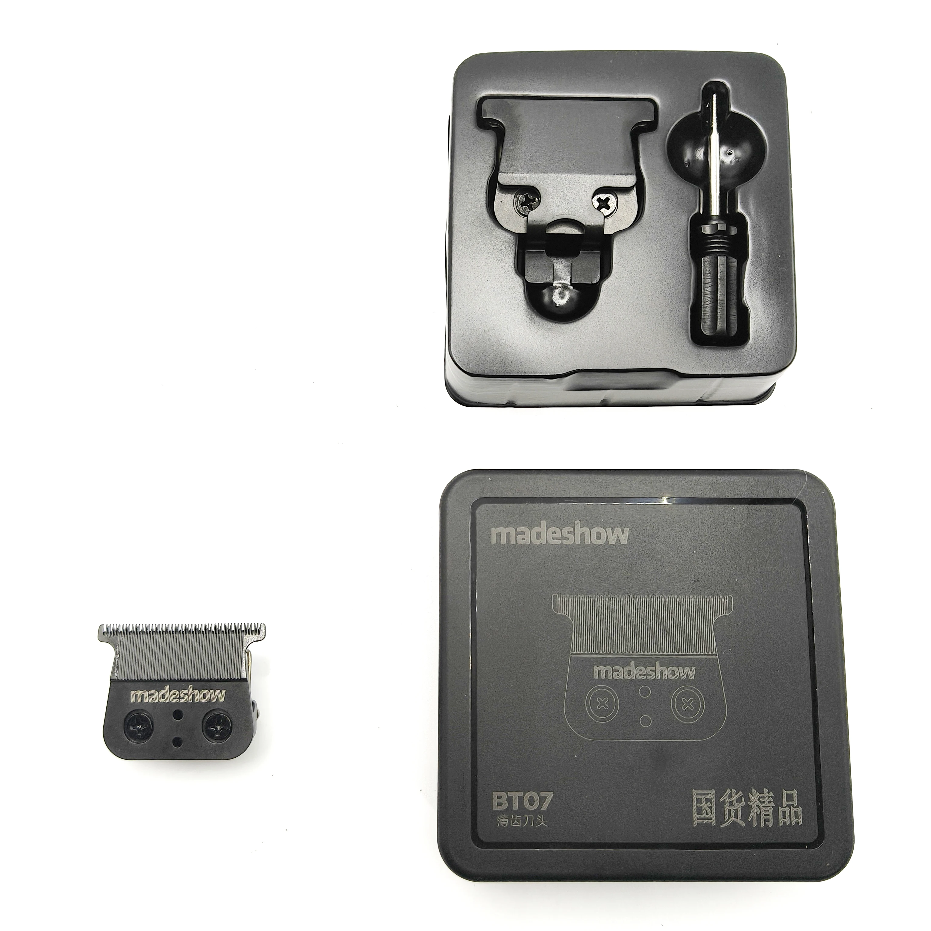 Universelle Ersatzklingenköpfe für MadeShow M6, M9, M11 und Kulilang R55(F), R66, R77F, G9G, G9C professionelle Haarschneidemaschinen. – Detail 3