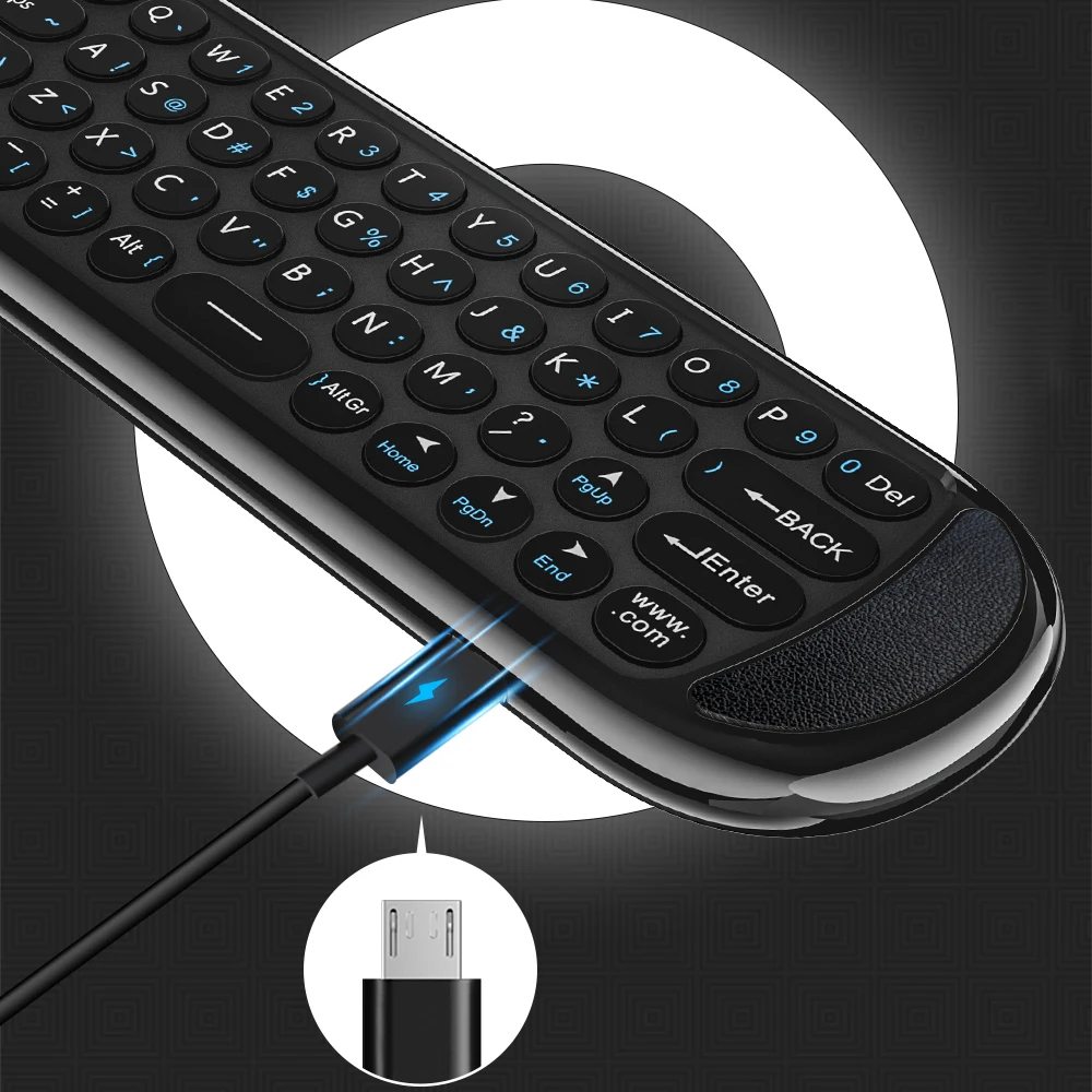 2.4G Air Mouse Wireless Keyboard Wireless Mouse Voice Control IR Learning Remote Controller For TV BOX Windows Mac-OS Linux