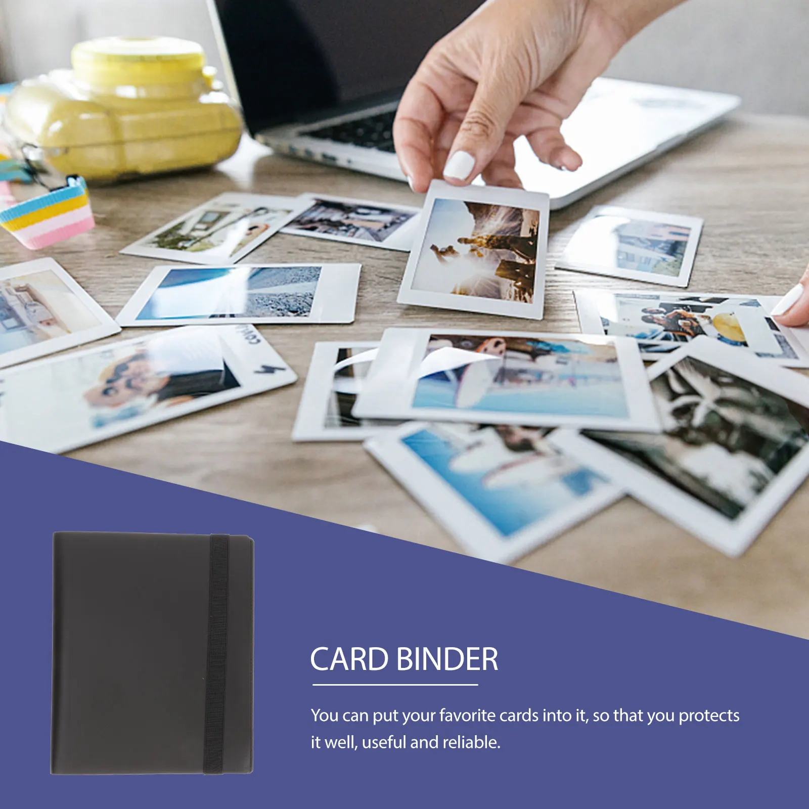 อัลบั้มใส่การ์ดกีฬา ปกป้องการ์ดสะสม เกม และการ์ดกีฬา คุณภาพพรีเมียม กันน้ำ