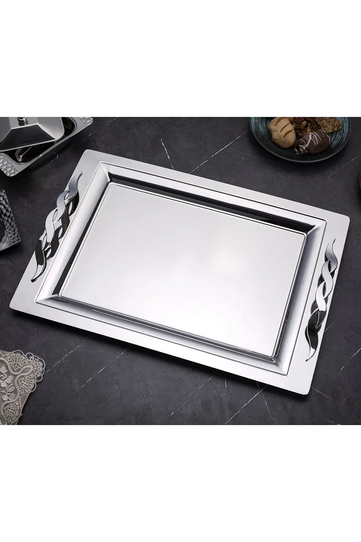 

Small size coffee tray Tea serving serving small size coffee tray (2 person) luxury 2022 tray Tea tray