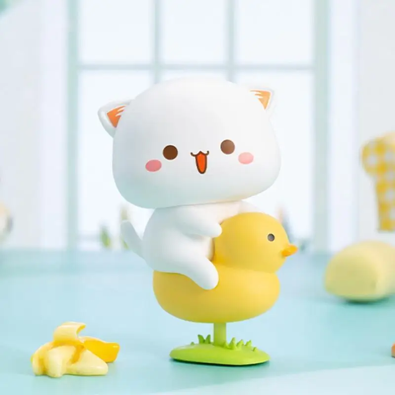 Mitao Cat Kawaii Blind Box Toys Cute Cat Lucky Mystery Box Anime Action Figures Animal Figure Model Ornaments Birthday Gift