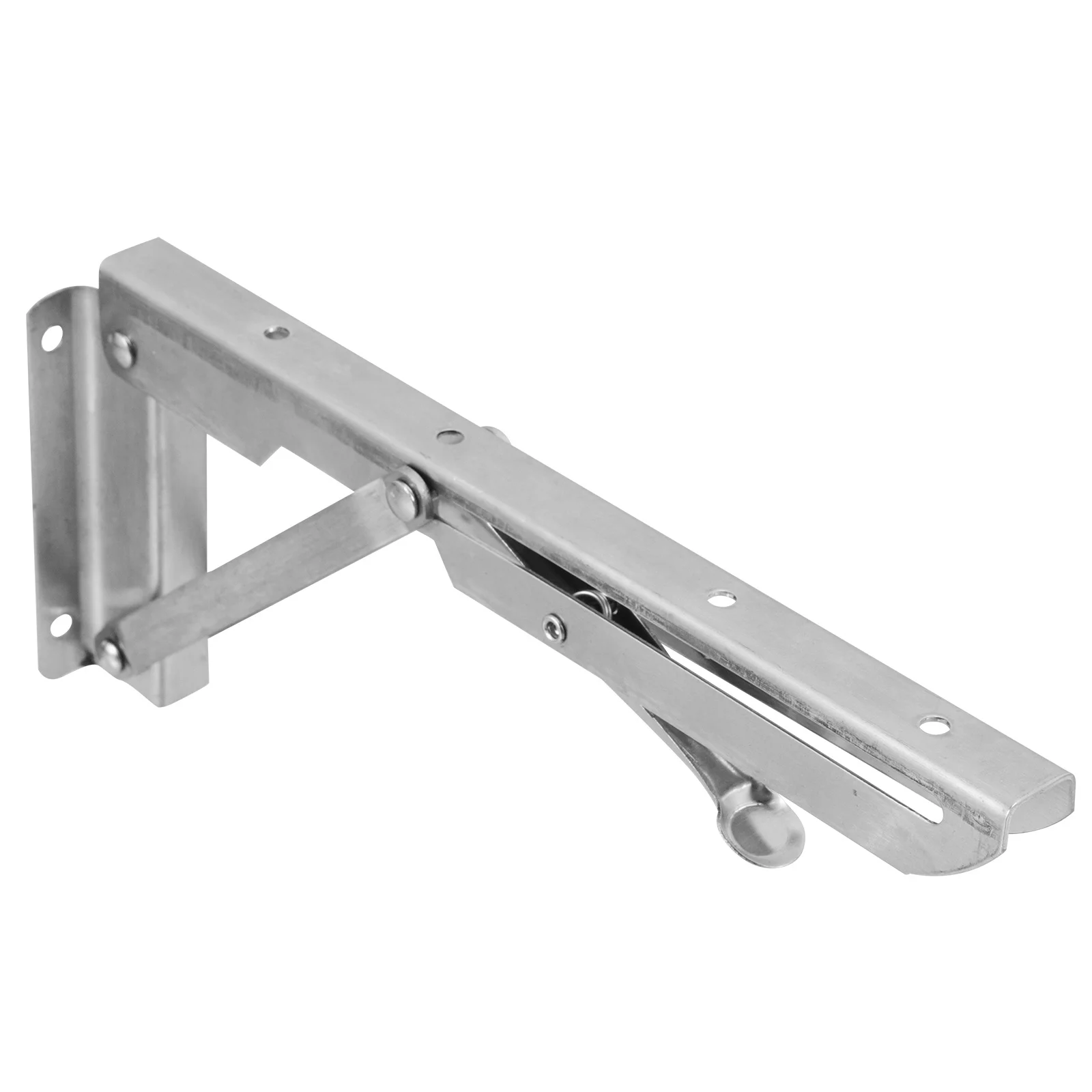 

K Type Wall Shelf Brackets Stainless Steel Strong Load Bearing for DIY Room Organization Metal Mounting Hardware