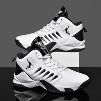 Men's High Top Basketball Shoes Breathable Anti-Slip Wear-Resistant Sports Training Shoes for Students Cross-Border Bestseller
