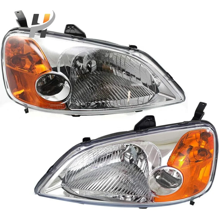 Car Headlights Assembly 33151S5AA01 33101S5AA01 HO2502116 HO2503116 Auto Lighting Systems for HONDA CIVIC 2001-2003