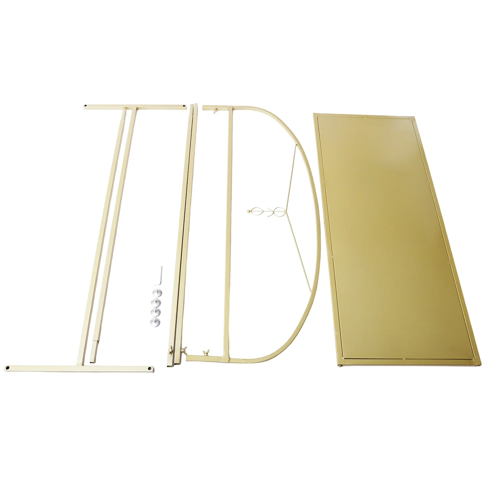 Clothing Store Metal Display Gold Dress Rack Wedding Stand Modern Simple Home Freestanding