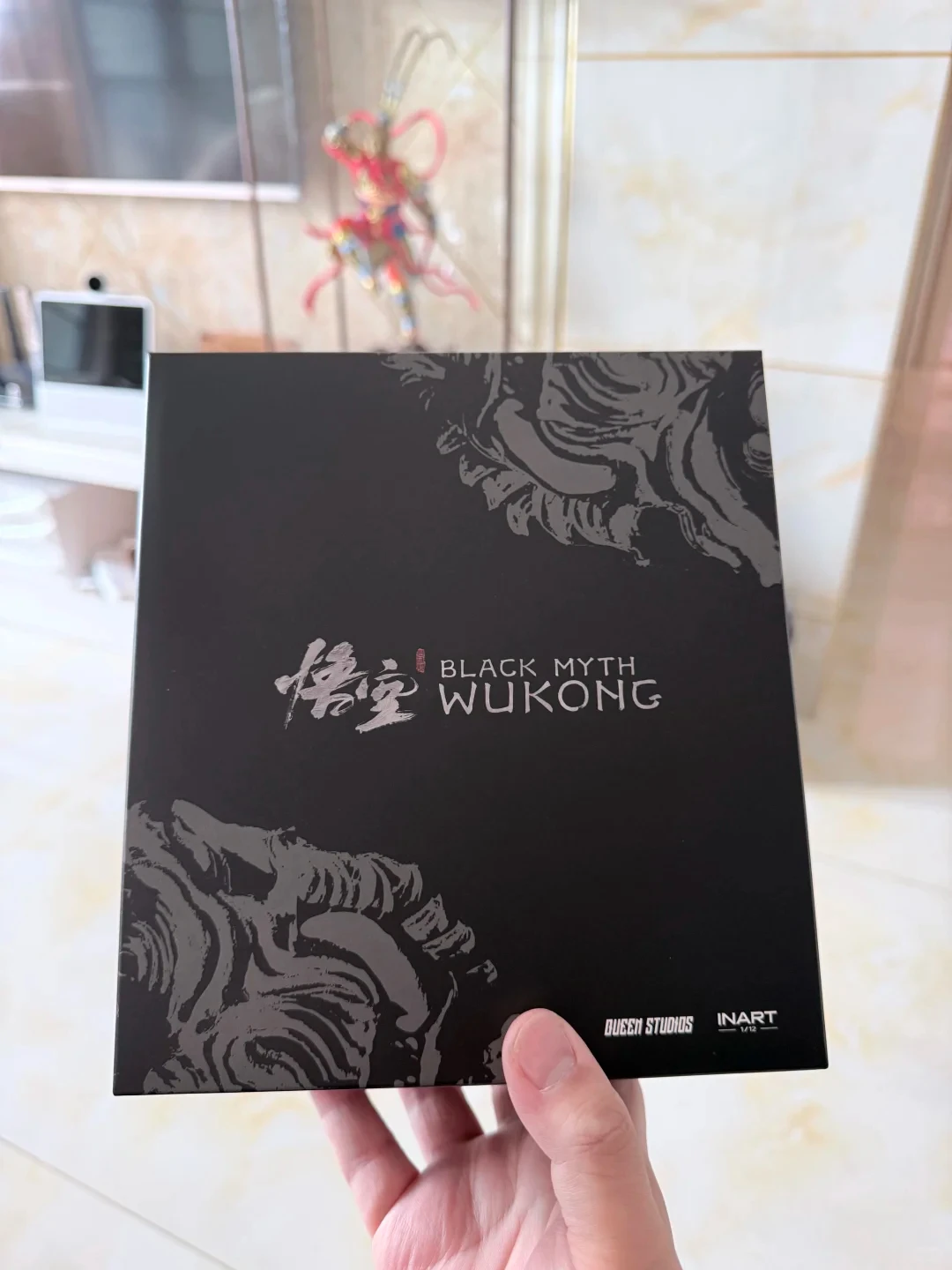 متوفر في المخزون INART MORFIG 1/12 MAG-G0002 أسطورة سوداء وو كونج مجموعة درع برونزية مقاس 6 بوصة مجموعة كاملة من زخرفة شخصيات الحركة #6