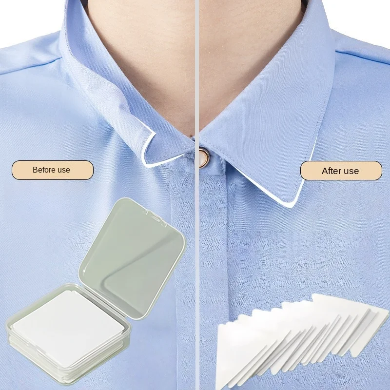 Shirt Polo Shirt Collar Paste Collar Shape Paste Triangle Collar Brace Without Curling Fixed Paste Collar Shape Paste