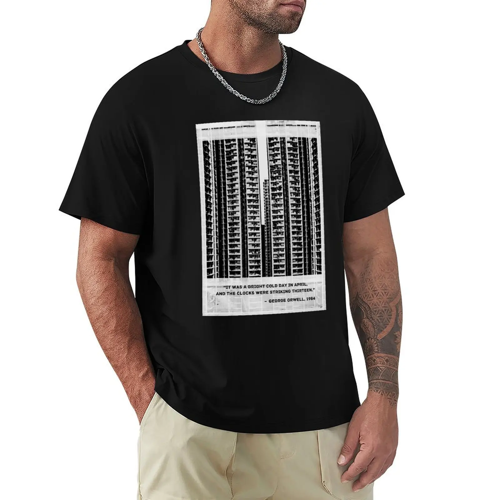 Camiseta con cita de George Orwell 1984, camiseta con cita de literatura, camiseta con estampado de estilo vintage