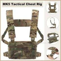MK5 Chest Rig Molle SS MKV Micro Fight Chassis Placard 5.56 Triple Pouch Hunting Vest Plate Carrier