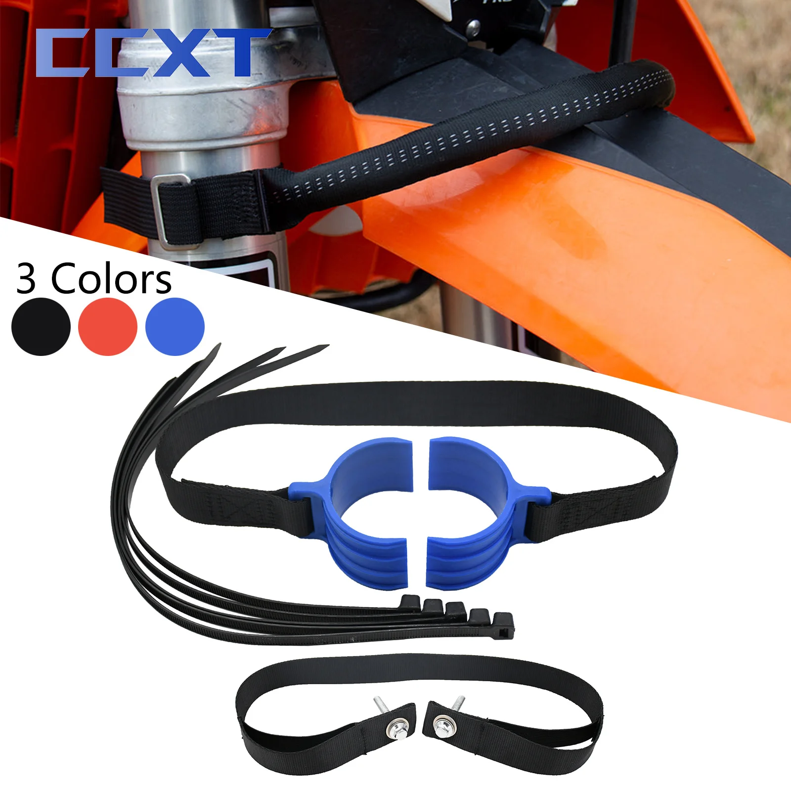 Motocross Front Rear Protective Rescue Pulling Belts Ropes Holding Straps Kit For KTM EXC EXCF SX SXF XC XCF XCW XCFW Dirt Bike