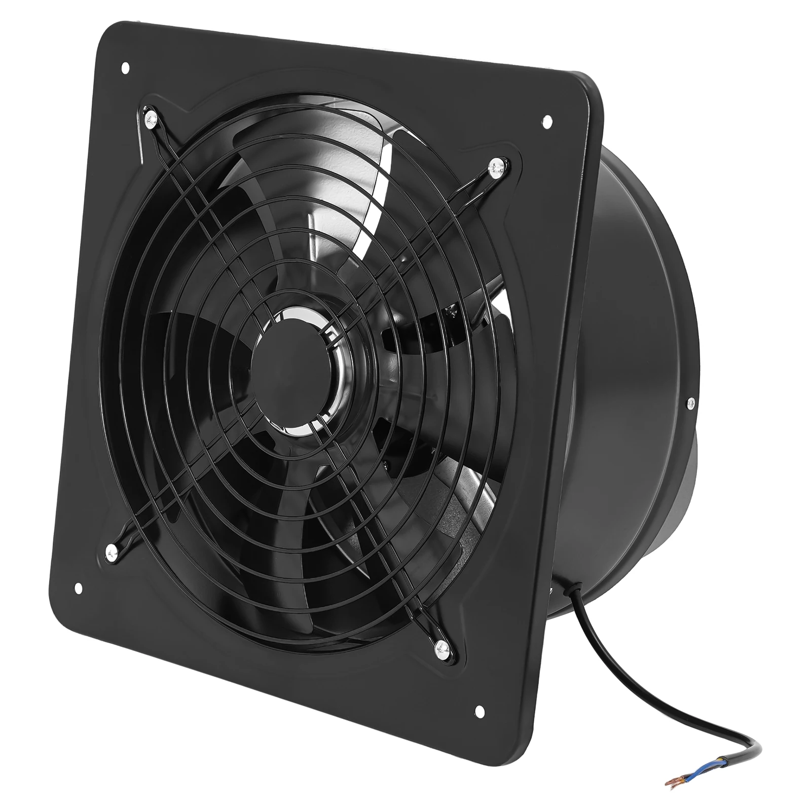 12 Polegada ventilador de exaustão de alto fluxo de ar, 2800 rpm sem ruído, ventilador axial extrator de ventilação à prova de explosão para armazém de cozinha