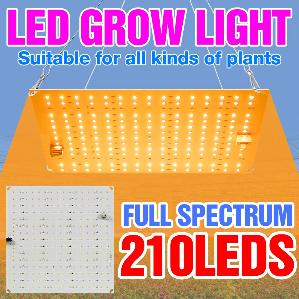 

LED Phytolamp Full Spectrum Grow Light Quantum Board Phyto Lamp For Plants Flower Seeds Hydroponics Indoor Cultivation Lights