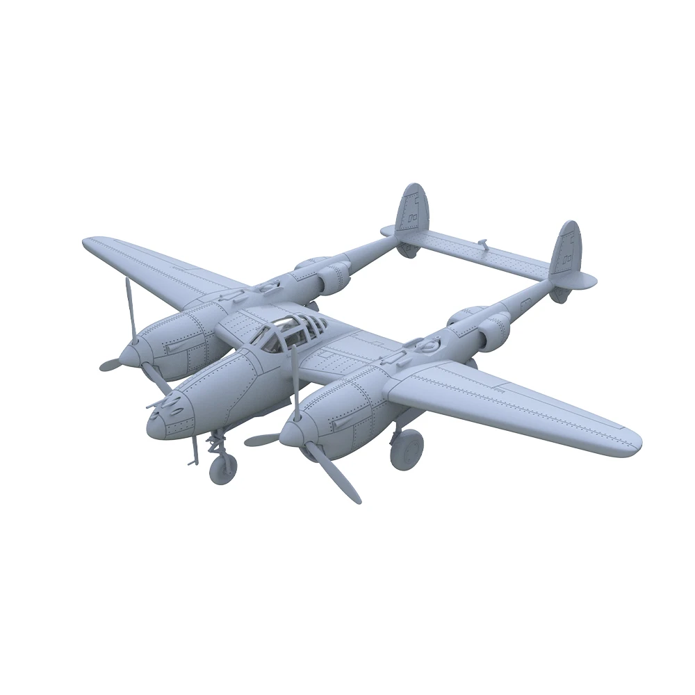 Yao's Studio LYR234 1/100 1/144 1/200 1/350 1/700 Military Model Kit US P-38L-5-LO Lightning Fighter