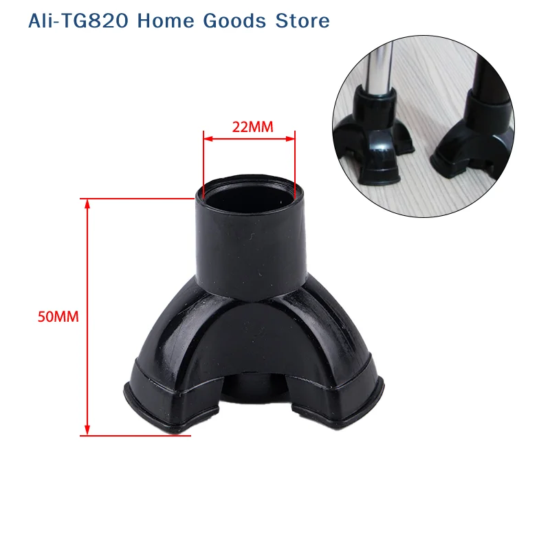 [TG820]22mm Walking Stick Rubber Tip Three-Legged Rubber Cane Replacement Tip Accessory