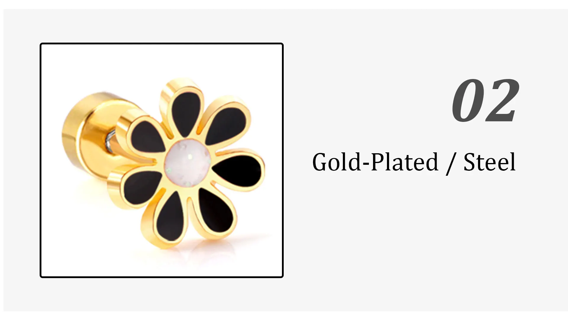 12 Paare/schachtel Blume Gänseblümchen Edelstahl Ohrstecker mit Glitzer trendige süße hypoallergene lässige Ohrringe Schmuck Geschenk 2024 – Detail 9