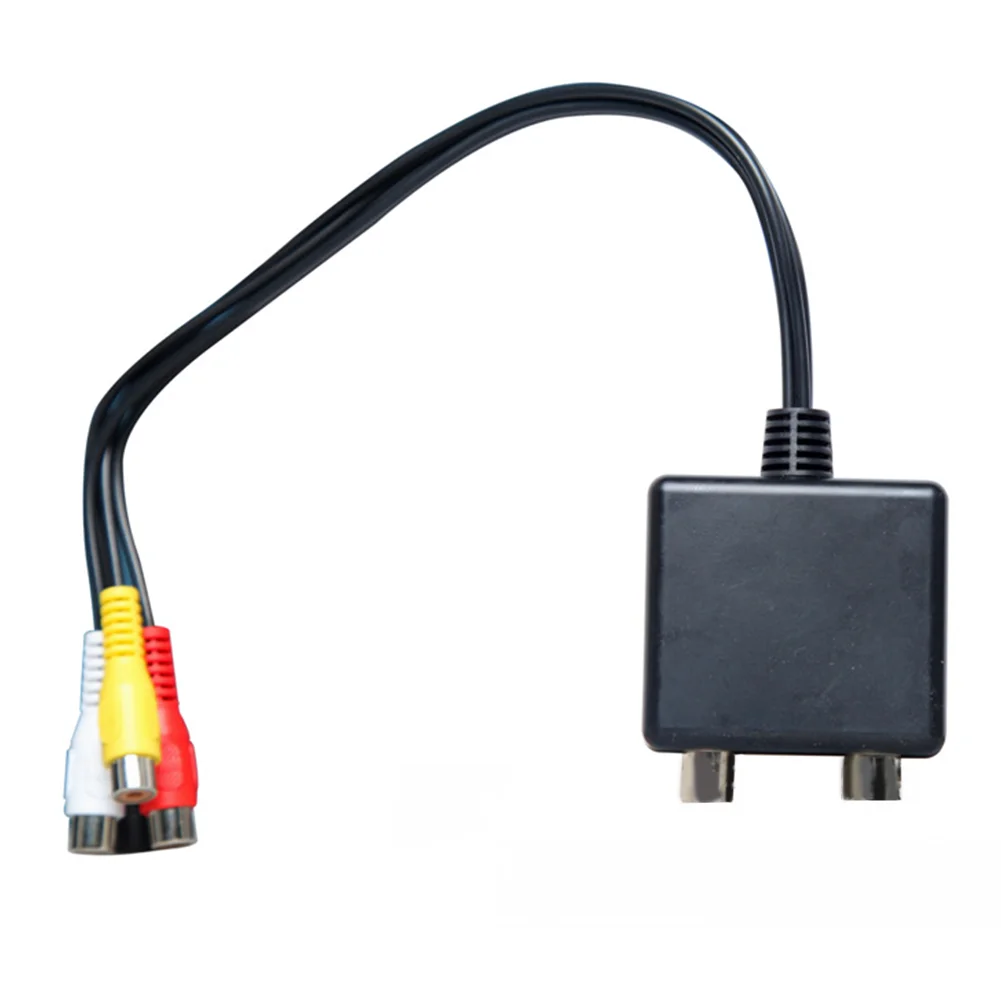 M03 RF Modulator AV to RF Converter for NTSC TVs VHF Frequency and Channel 3 Control Easy Connection with and TV