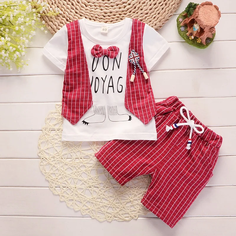 New Summer Baby Girl Clothes Children Boys Fashion T-Shirt Shorts 2Pcs/Set Toddler Casual Costume Infant Outfits Kids Tracksuits