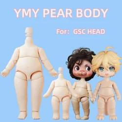 Ymy Doll Pear Body Cat Tail Doll Cat Hand 1/12Bjd Body Ob11 Animal Moveable Joint Body for Ymy, Gsc Head , Obitsu11, Accessories