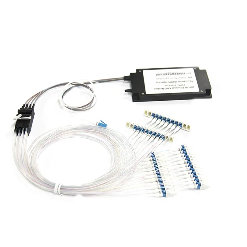 2ชิ้น/ล็อต100G 40ช่อง Single เส้นใย AWG DWDM MUX DEMUX DWDM โมดูล