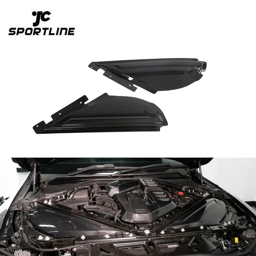 Carbon Fiber M3 M4 Cowl Cover Panels For BMW 3 4Series G80 M3 G82 G83 M4 2D 4-Door 2021-2022