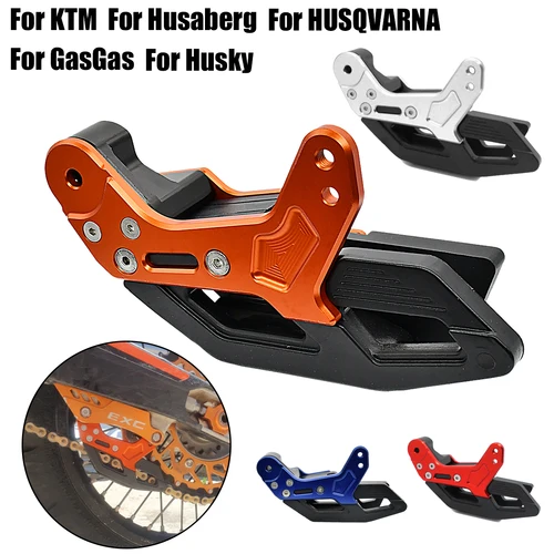 Imagen 1 del producto Protector de guía de cadena CNC para motocicleta, protección para KTM 300 350 400 450 500 125 250 SX SXF EXC EXCF XC XCF XCW 2008-2022 2021 2020