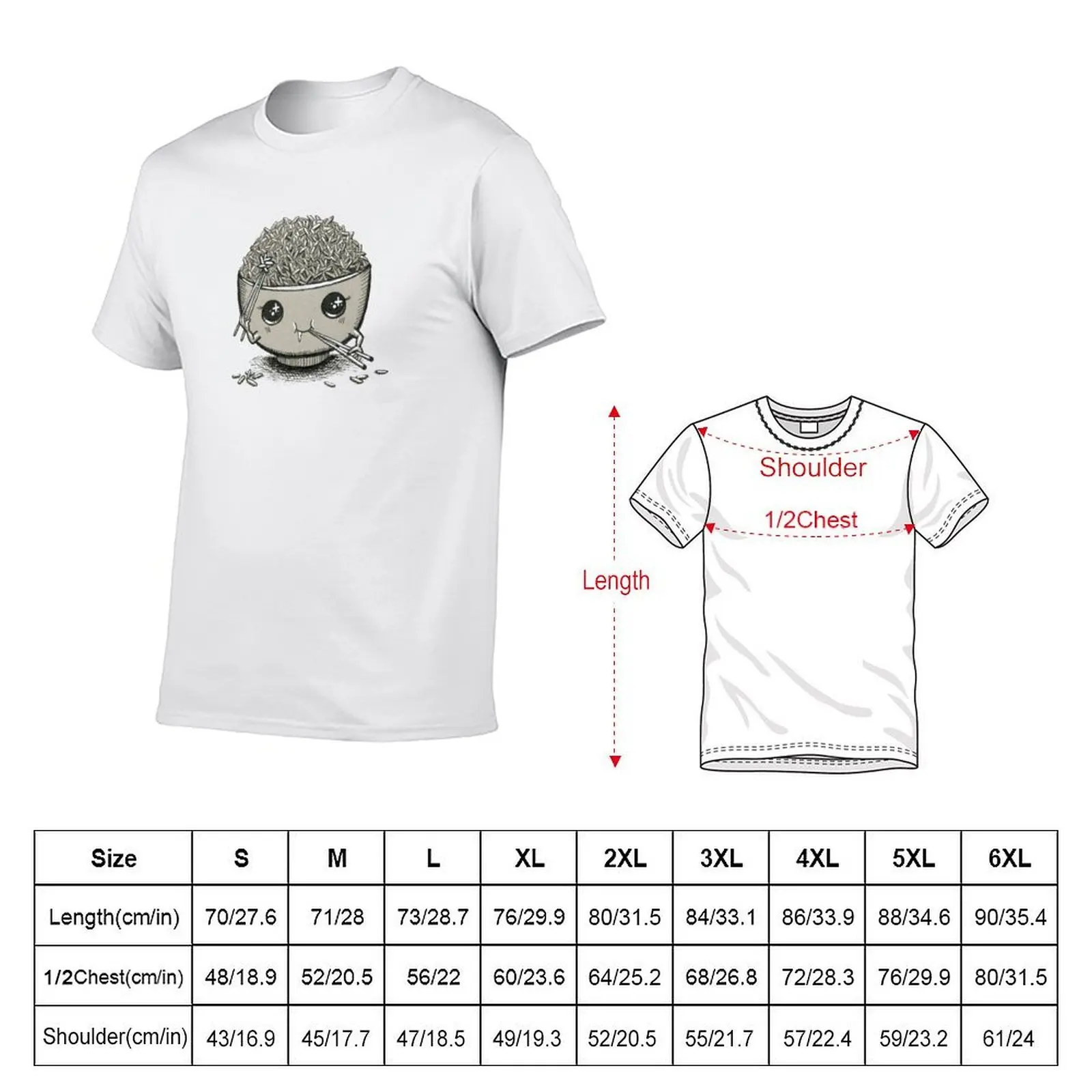 Auto-Cannibalistic Rice Bowl T-Shirt t shirts for man graphic tees man t shirt luxury essential t shirt T-shirt